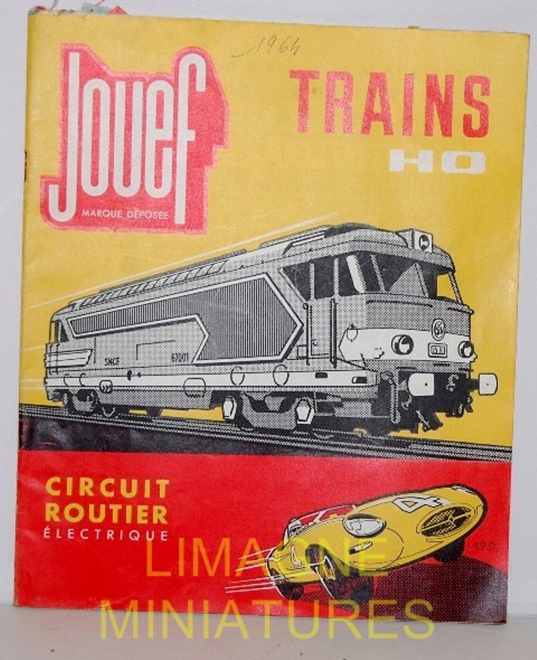 Catalogue Jouef 1967 - Trains, Circuits, Voitures, édition Collector, Bon état, Format 20x21 Cm